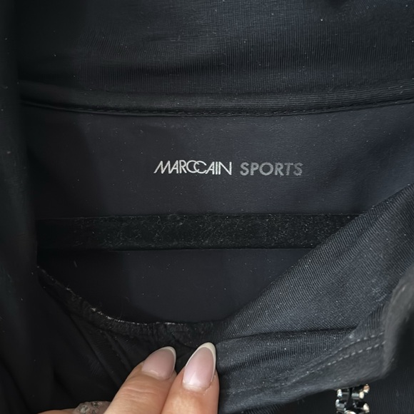 Marc Cain Black Sequin Hoodie - Picture 5 of 7